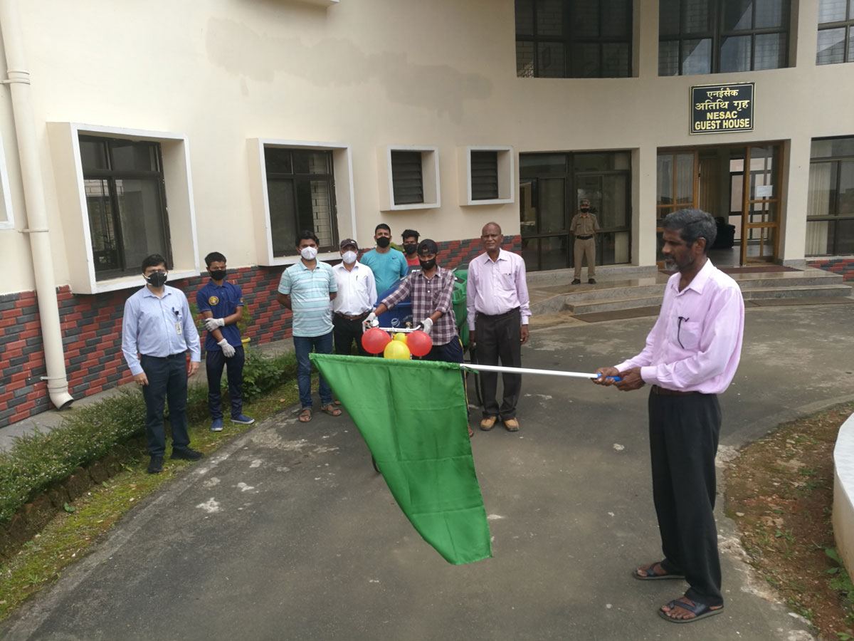 Flagging Off the Tricycle – Rickshaw for Waste Management at NESAC