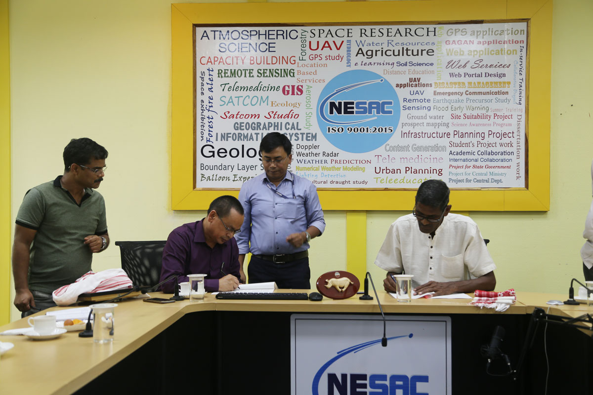 NESAC signs an MoU with NERIWALM, Tezpur