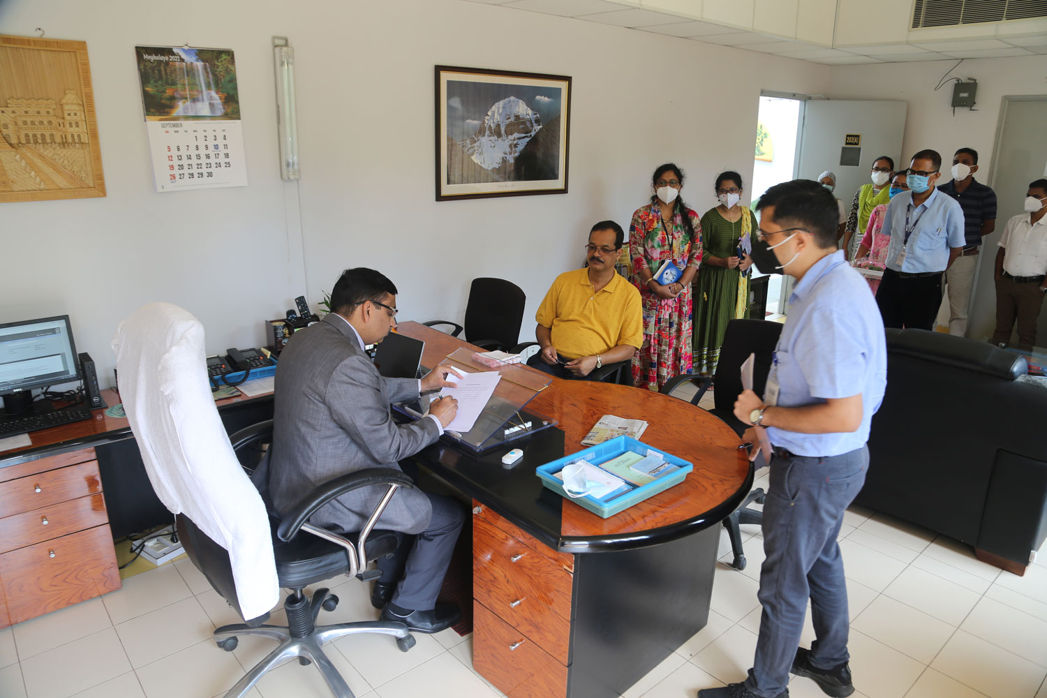 Dr. S.P. Aggarwal took charge as Director, NESAC