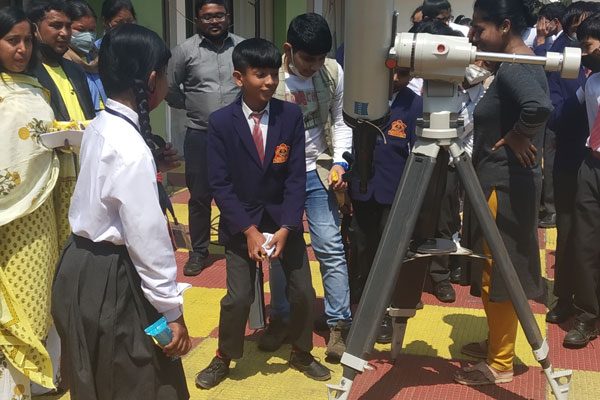 Students from Army Public School, Umroi Cantt, Meghalaya visits NESAC