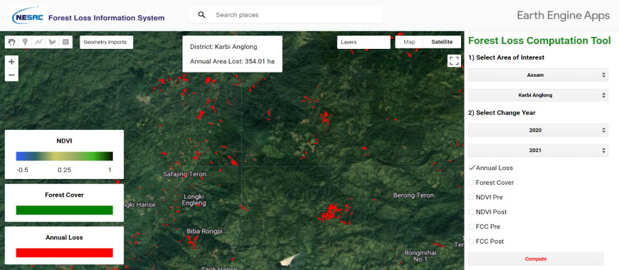 Development of Automated System for Monitoring of Deforestation